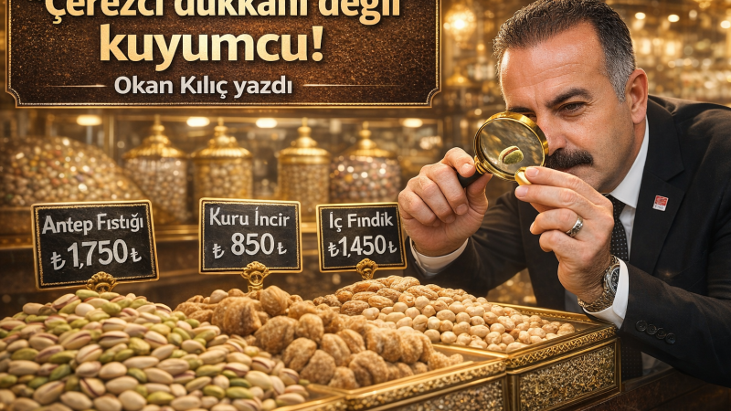 Burası Didim. Okan Kılıç çerezciye girdi bakın sonra neler yazdı!