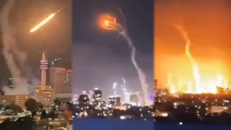 İsrail İran'a füze ve roketlerle saldırdı