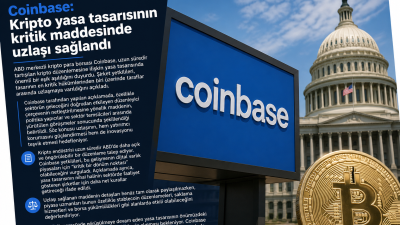 Kripto yasa tasarısının kritik maddesinde uzlaşı sağlandı