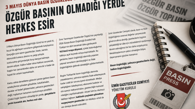 Özgür Basın Yoksa Toplum da Özgür Değildir