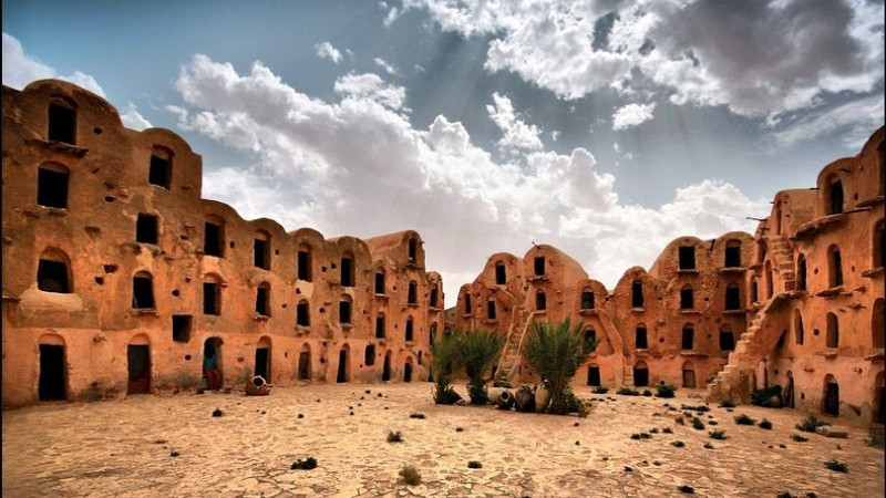 Ksar Ouled Soltane, Tataouine district in southern Tunisia