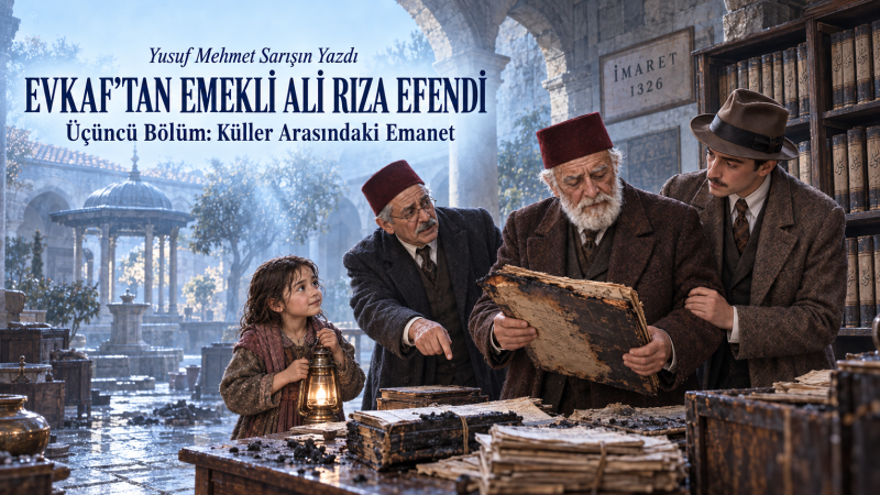 EVKAF’TAN EMEKLİ ALİ RIZA EFENDİ - Üçüncü Bölüm: Küller Arasındaki Emanet