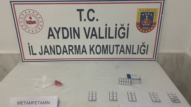 Didim'de yol devriyesinde uyuşturucu yakalandı