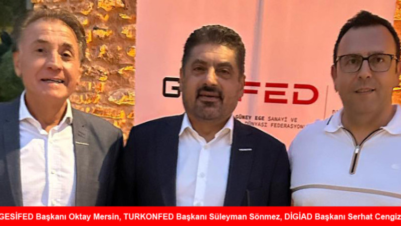 Aydın'daki toplantıda Didim'i DİGİAD Başkanı Serhat Cengiz temsil etti