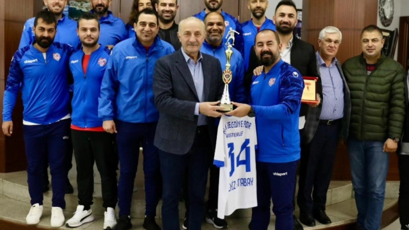 Didim Belediyespor Masterler Atabay’ı ziyaret etti