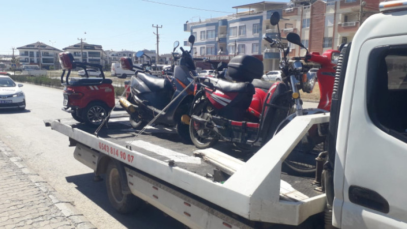 Didim Emniyeti motosiklet gürültüsüne savaş açtı