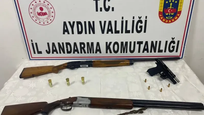 Didim Denizköy'de bir eve operasyon yapıldı