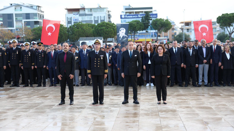 DİDİM, ULU ÖNDER MUSTAFA KEMAL ATATÜRK’Ü SAYGI VE ÖZLEMLE ANDI