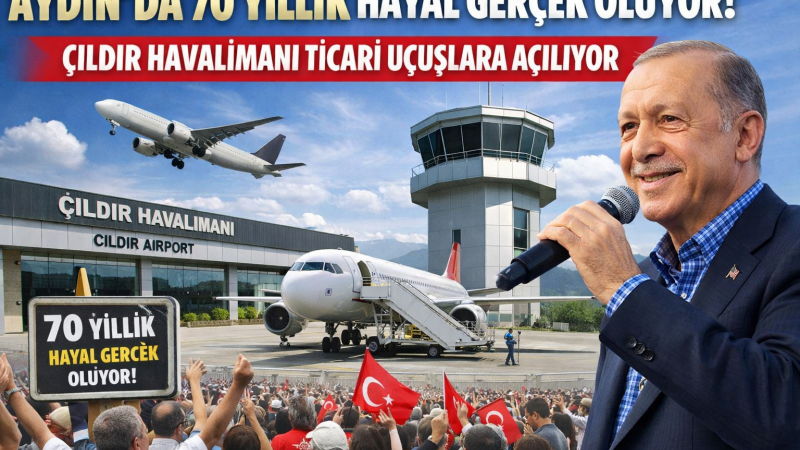 Aydın’da 70 Yıllık Havalimanı Hayali Gerçeğe Dönüşüyor