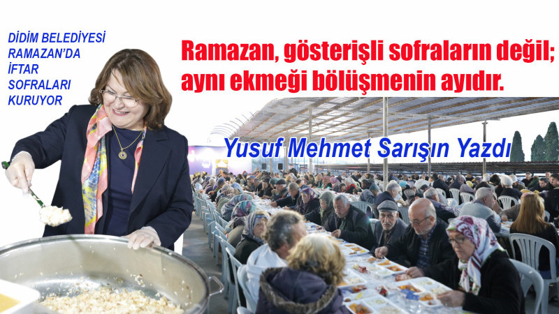 Ramazan, Didim’de bu yıl da mahalle mahalle dolaşacak