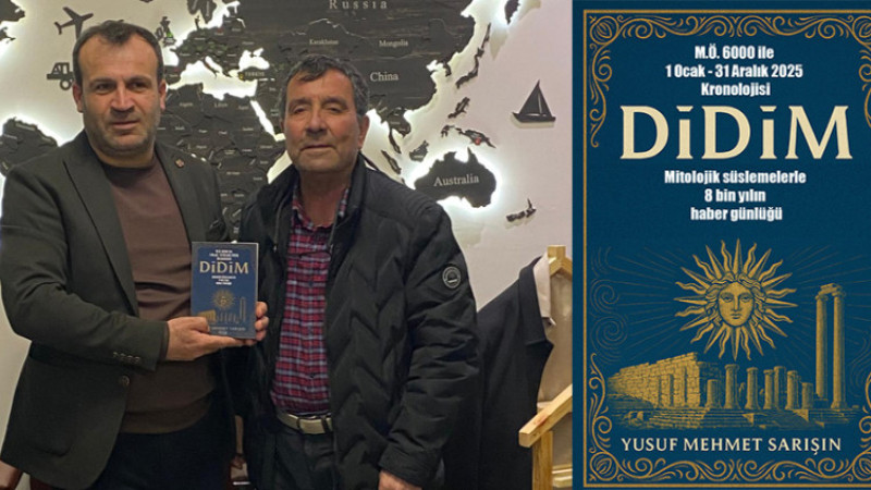 Yakup Engil: Kitabın kapak tasarımı dahi Didim’in kimliğini simgeliyor