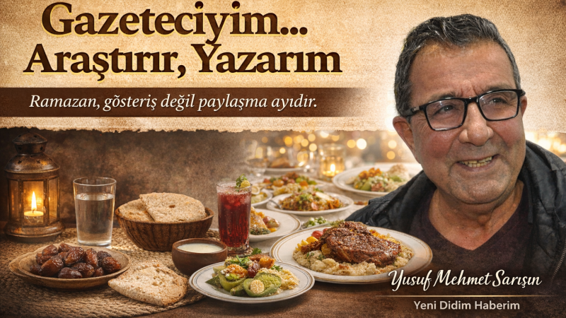 Hz. Muhammed (S.A.S.) iftarını arpa ekmeğiyle açardı, bunlar keşkek yatağında antrikot ile açıyor