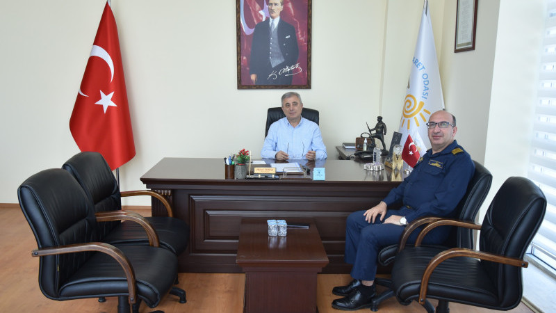 Didim Garnizon Komutanı DTO'yu ziyaret Etti