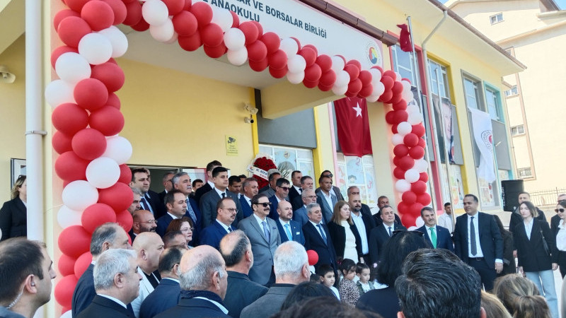  Video Haber: TOBB Anaokulu Açıldı Fen Lisesi Sırada