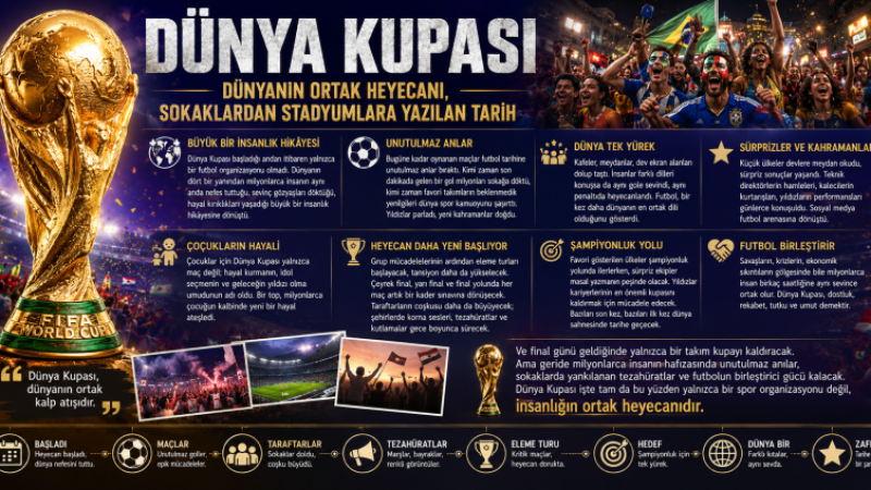 Dünyanın Ortak Heyecanı, Sokaklardan Stadyumlara Yazılan Tarih