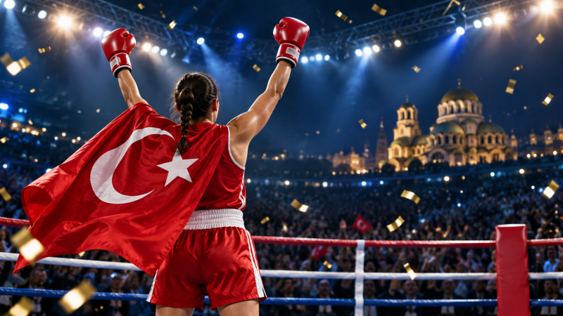 Hatice Akbaş 51 kiloda Avrupa şampiyonu