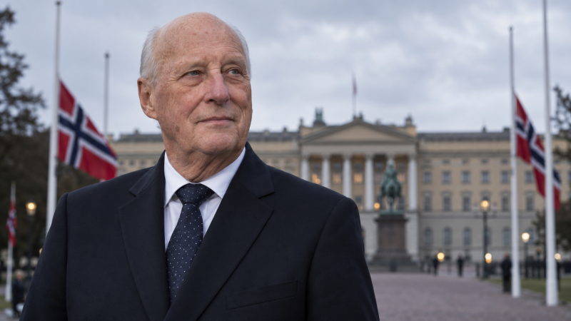 Kong Harald V av Norge er død