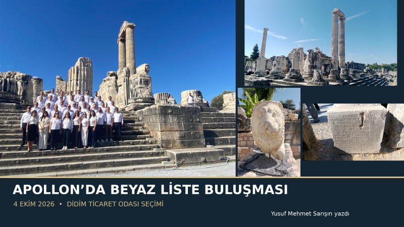Apollon’un Sütunları Arasında Beyaz Bir Fotoğraf