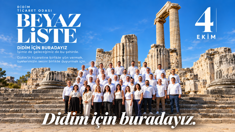 4 Ekim'de seçim var - Beyaz Liste: Didim için buradayız.