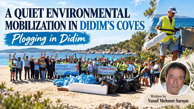 A Quiet Environmental Mobilization in Didim’s Coves: Plogging in Didim