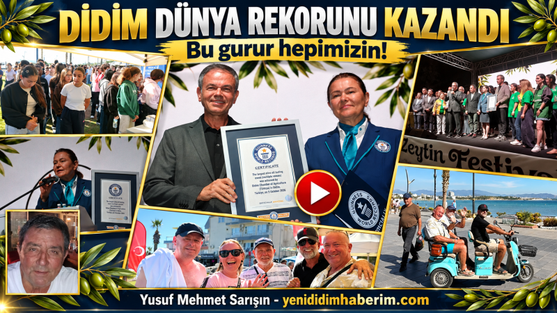 Didim dünya rekorunu kazandı: Bu gurur hepimizin!