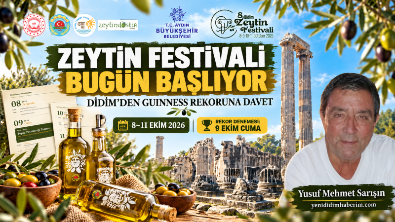 ZEYTİN FESTİVALİ BUGÜN START VERİYOR