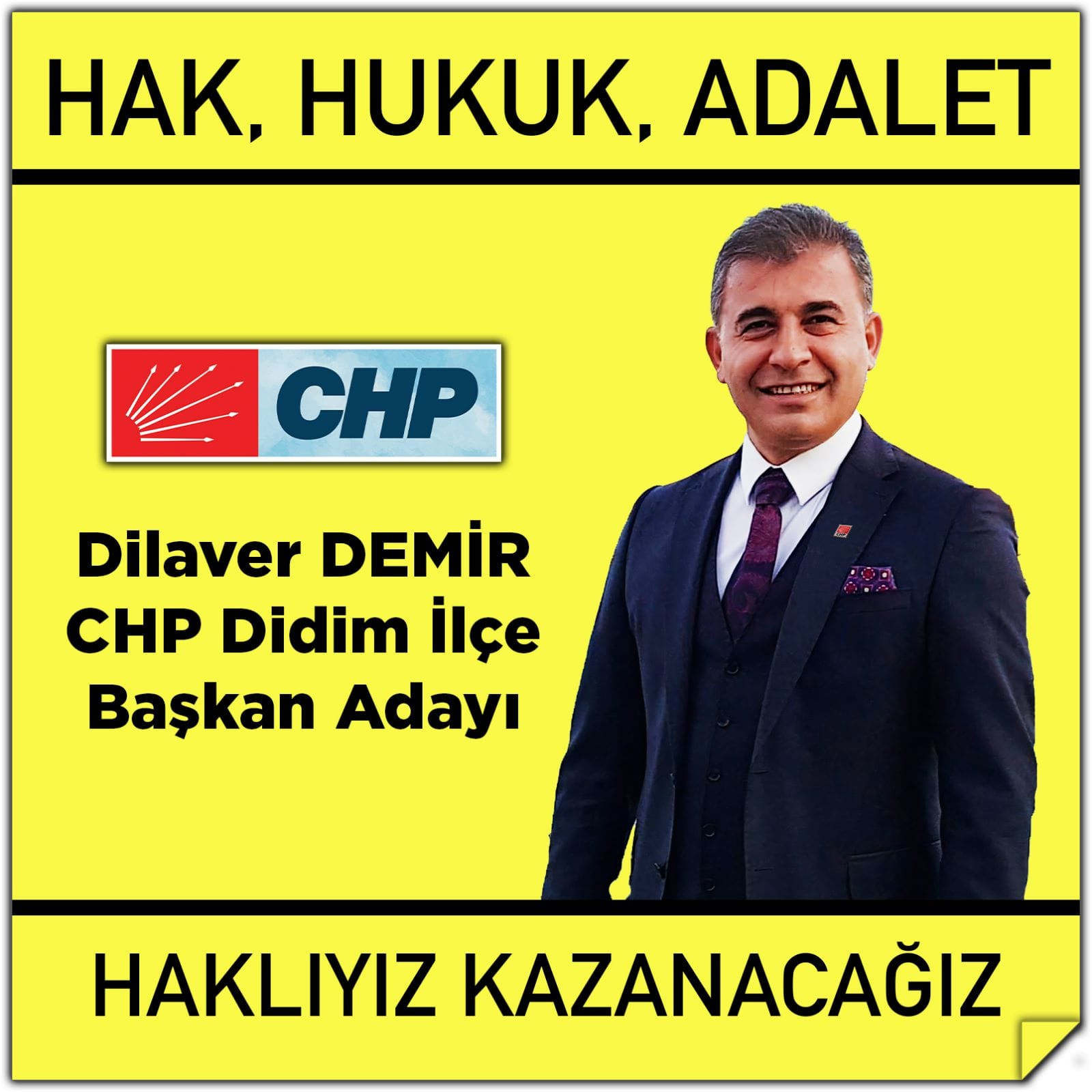 Dilaver Demir: Haklıyız, kazanacağız.