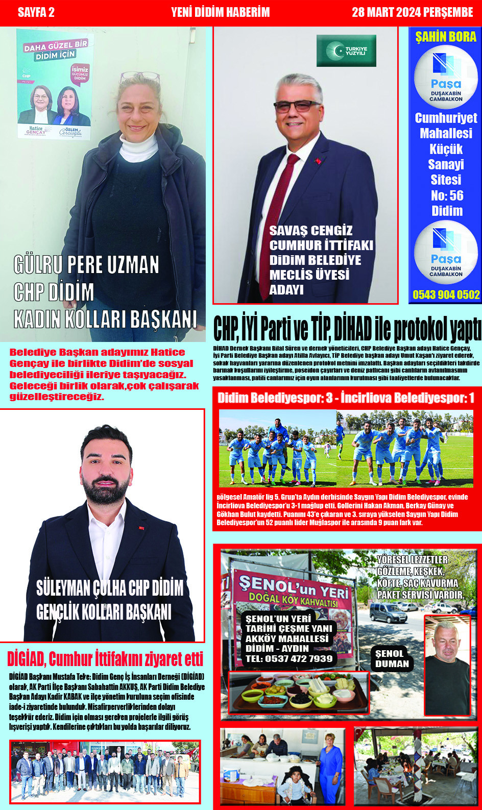 Yeni Didim Haberim Gazetesi 124. Sayı