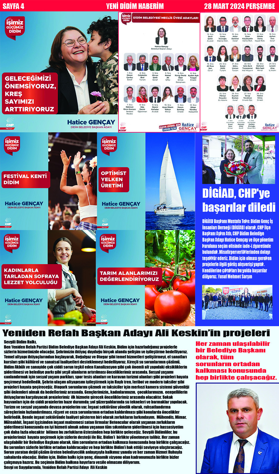 Yeni Didim Haberim Gazetesi 124. Sayı