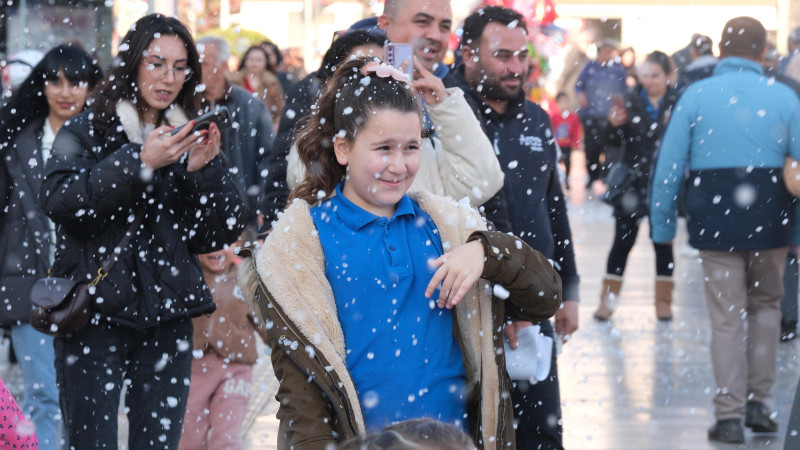 Aydınlılar Yeni Yıla Kar Yağışıyla Girdi